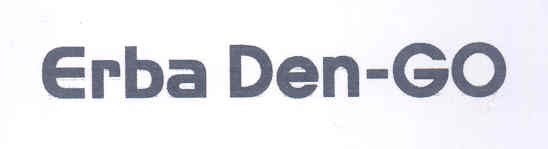 Erba Den-go (label) Device mark 1707227 Trademark