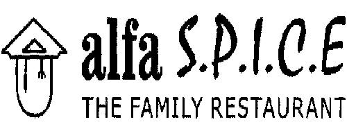 Alfa S.p.i.c.e The Family Restaurant With Device Device mark 1975017 Trademark