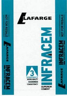 Lafarge Infracem(device) Device mark 2504552 Trademark