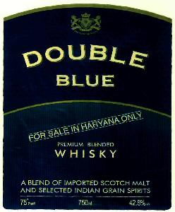Double Blue (label) Device mark 2746520 Trademark