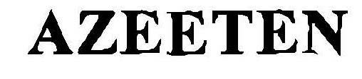 Azeeten Device mark 1442621 Trademark