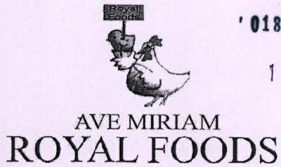 Ave Miriam Royal Foods Device mark 1895758 Trademark