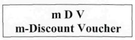 M D V M-discount Voucher Device mark 2373404 Trademark