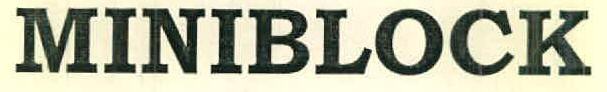Miniblock Device mark 2814916 Trademark