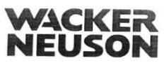 Wacker Neuson Device mark 1686291 Trademark