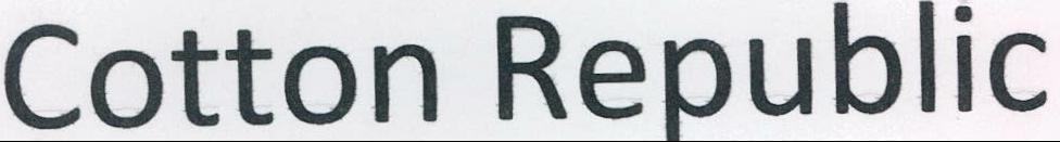 Cotton Republic Device mark 2157535 Trademark