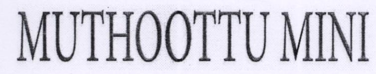 Muthoottu Mini Device mark 2270424 Trademark