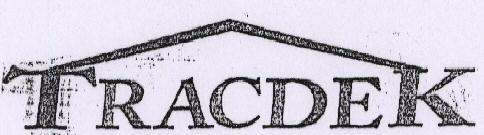 Tracdek (label) Device mark 1579353 Trademark