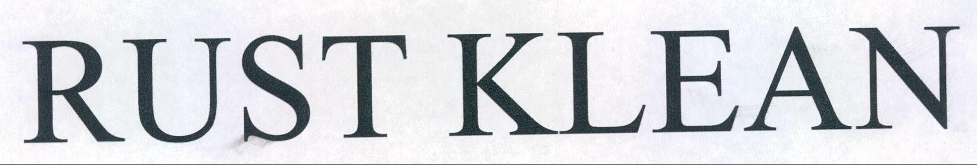 Rust Klean Device mark 2113031 Trademark