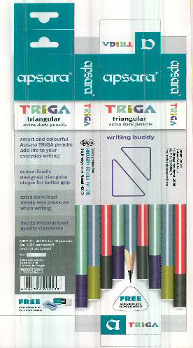 Apsara Triga (device Of Pencil) Device mark 2432065 Trademark