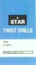 Star Twist Drills (label) Device mark 1561276 Trademark