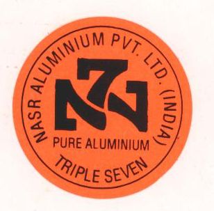 Pure Aluminium Triple Seven Device mark 802766 Trademark