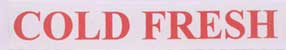 Cold Fresh Device mark 1739166 Trademark