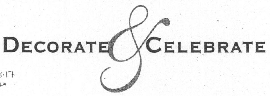 Decorate & Celebrate Device mark 1633940 Trademark