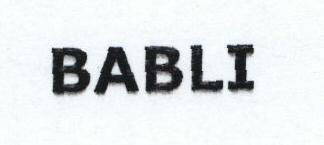 Babli Device mark 1672819 Trademark