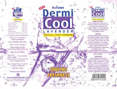 Dermi Cool (label) Device mark 1531648 Trademark
