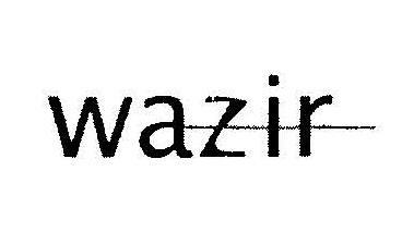 Wazir (with Device) Device mark 2027551 Trademark