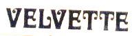 Velvette Device mark 395218 Trademark