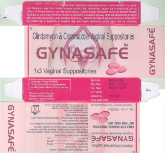 Gynasafe (label) Device mark 1677428 Trademark