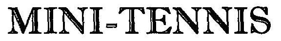 Mini - Tennis Device mark 2504389 Trademark