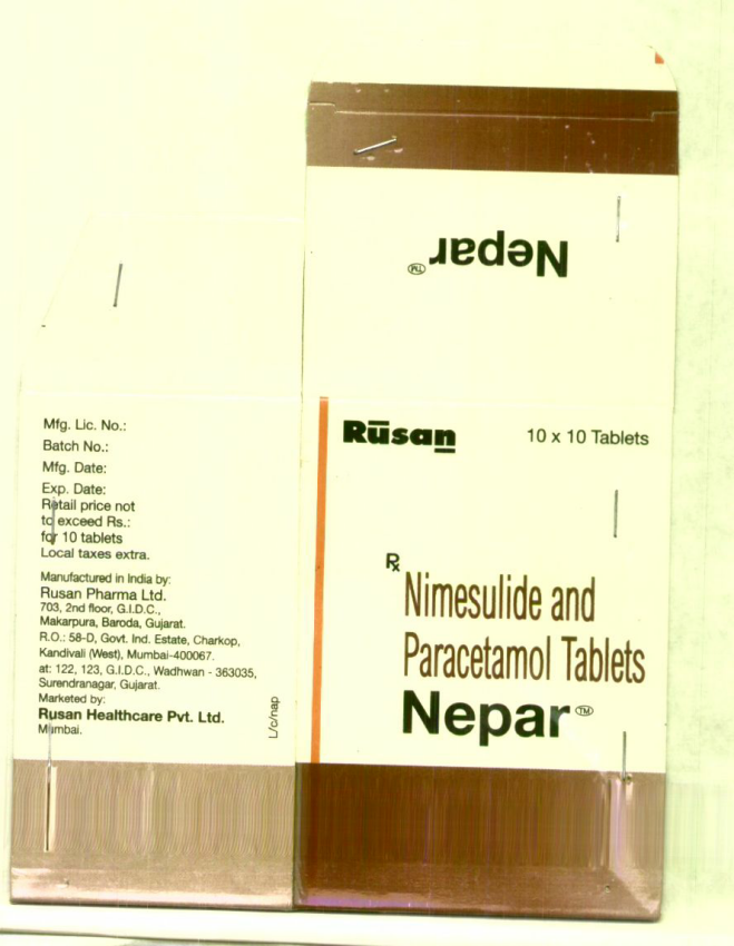 Nepar (label) Device mark 1228630 Trademark