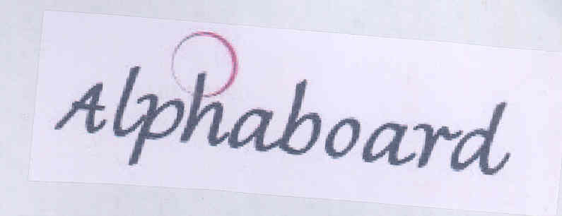Alphaboard Device mark 1738473 Trademark