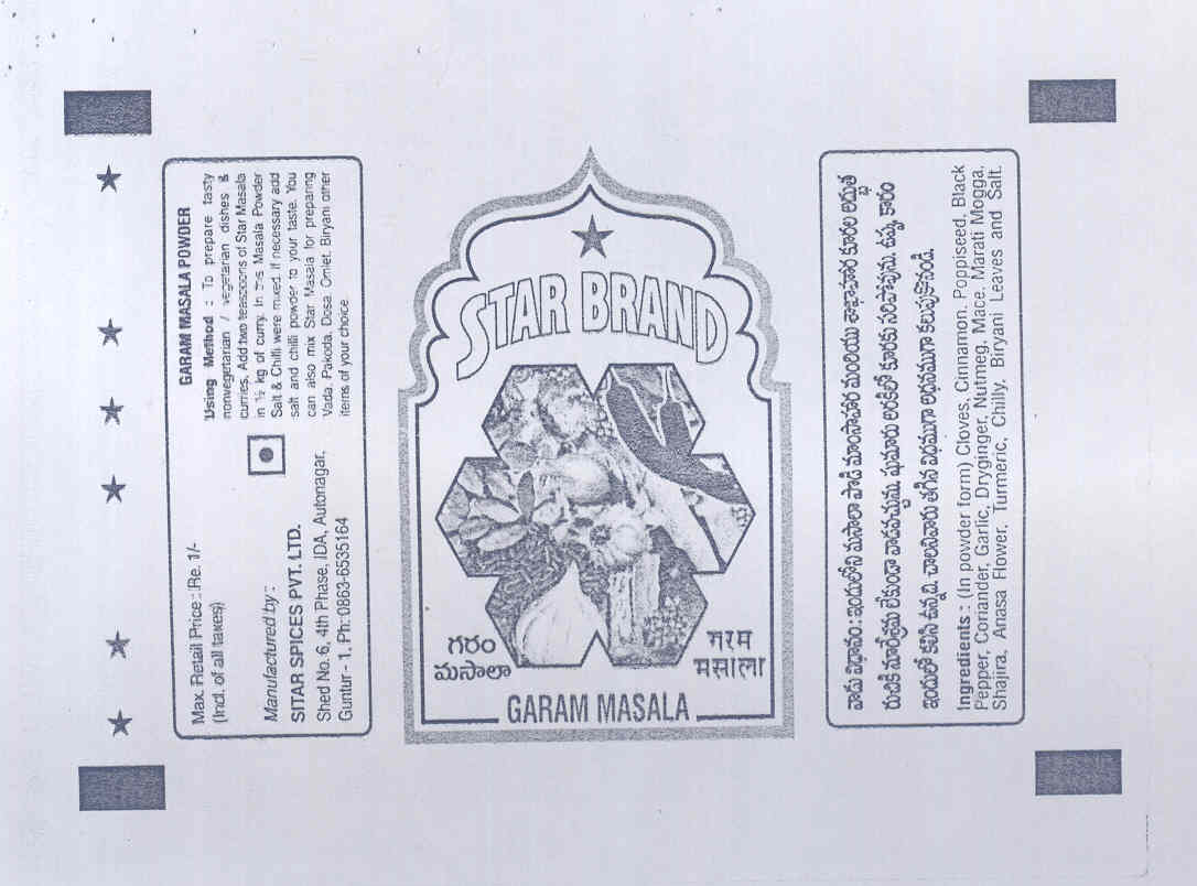 Star Brand (label) Device mark 1550184 Trademark