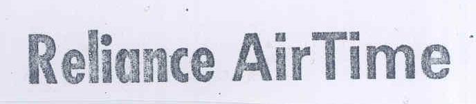 Reliance Air Time(label) Device mark 1423840 Trademark