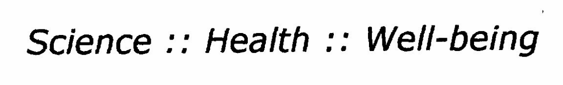 Science :: Health :: Well - Being (lable) Device mark 1449031 Trademark