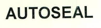 Autoseal Device mark 2362850 Trademark