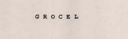 G R O C E L Device mark 796462 Trademark