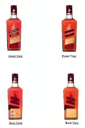 3d Bottle Shape Royal Stage Barrel Select(label) Device mark 2236931 Trademark