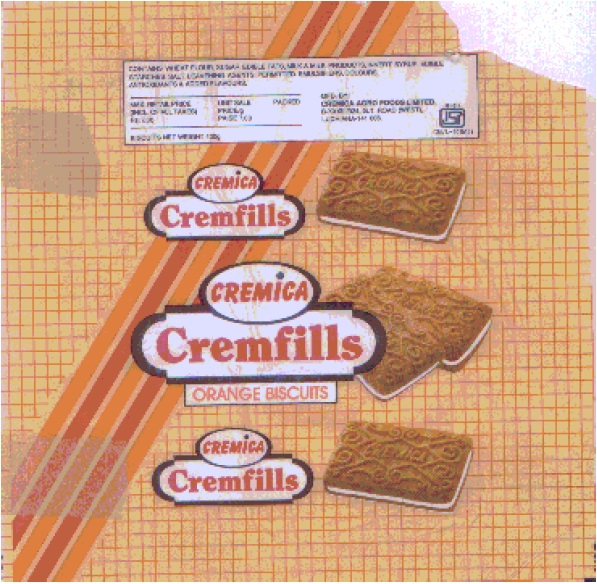 Cremica (label) Device mark 733657 Trademark