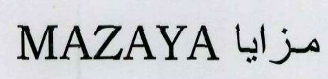 Mazaya Device mark 1965842 Trademark