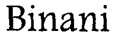 Binani (logo) Device mark 725892 Trademark