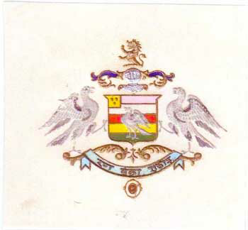 Device Of Shield Supported By Birds Device mark 1875959 Trademark