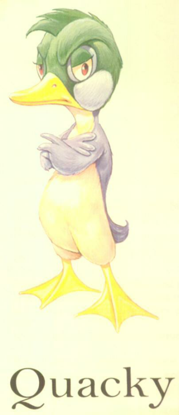Quacky (device Of Animal) Device mark 1622555 Trademark