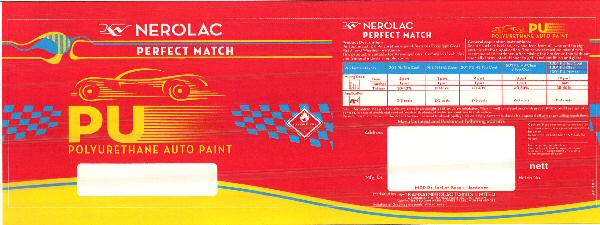 Pu Nerolac Perfect Match Polyurethane Auto Paint Device mark 2364266 Trademark