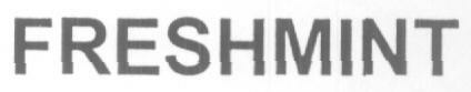 Freshmint Device mark 1591581 Trademark