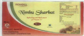 Nimbu Sharbat Device mark 1840194 Trademark