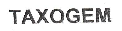 Taxogem Device mark 1816522 Trademark