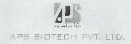 Aps Biotech Pvt.ltd. Device mark 1837134 Trademark