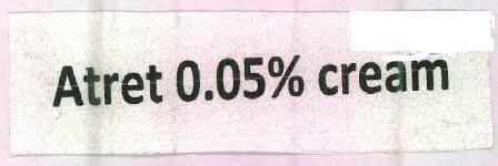 Atret 0.05% Cream Device mark 2656159 Trademark
