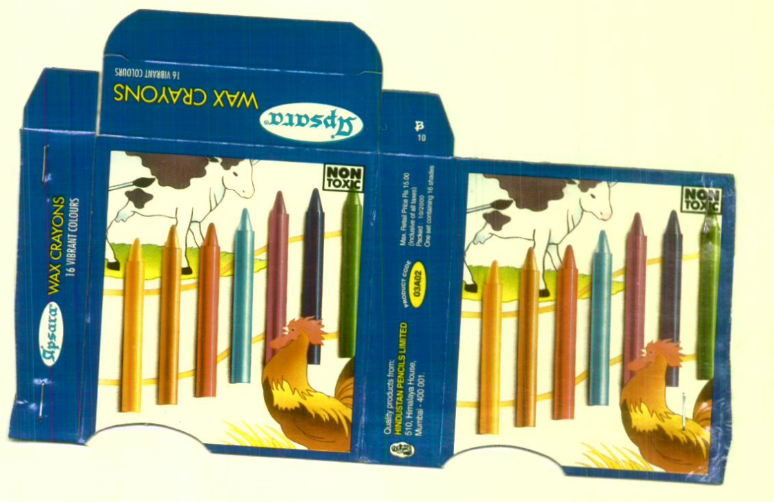 Wax Crayons (device) Device mark 1030671 Trademark