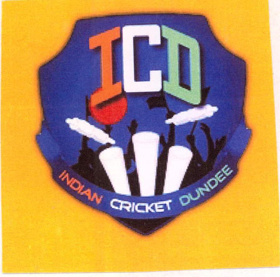 Icd Indian Cricket Dundee Device mark 2176629 Trademark
