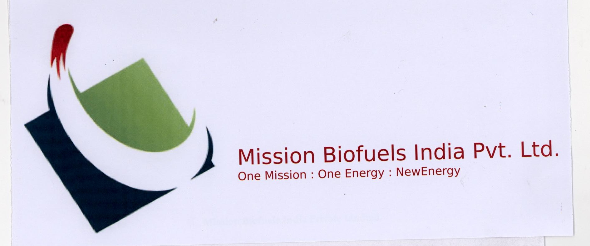Mission Biofuels India Pvt.ltd ( Label ) Device mark 1781031 Trademark