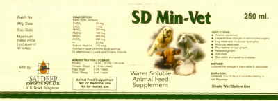 Sd Min-vet Device mark 954865 Trademark