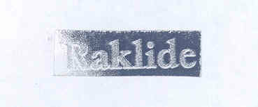 Raklide (label) Device mark 1741755 Trademark