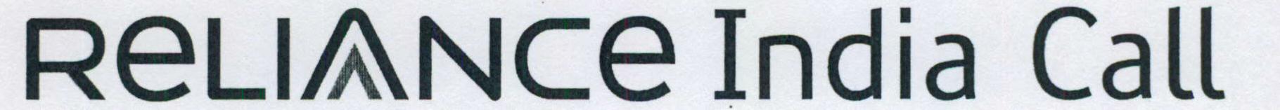 Reliance India Call (special Form Of Writing) Device mark 1459729 Trademark