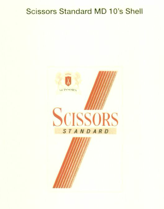 Scissors Standard, Scissors Shild De. (label) Device mark 1486616 Trademark